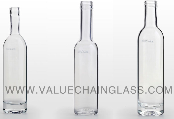 glass bottles